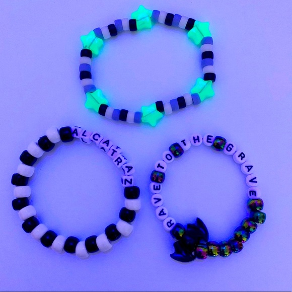 Hand Crafted Jewelry - Spooky Kandi 🖤 Rave to the Grave